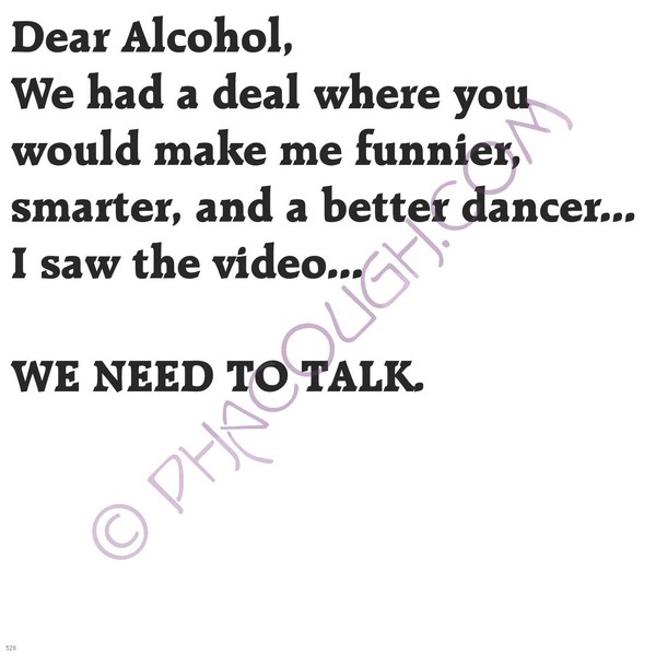 Dear Alcohol